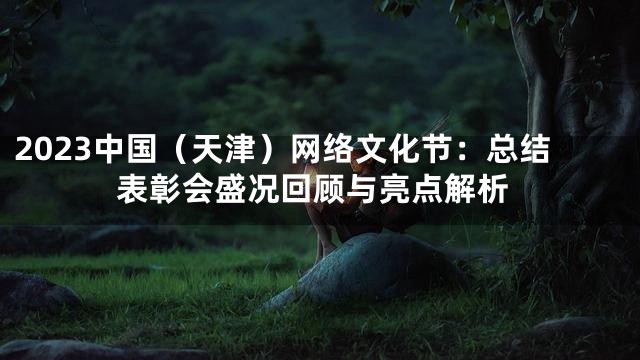 2023中国（天津）网络文化节：总结表彰会盛况回顾与亮点解析