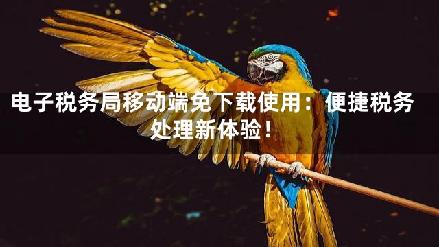 电子税务局移动端免下载使用：便捷税务处理新体验！