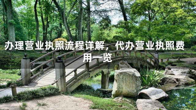 办理营业执照流程详解，代办营业执照费用一览