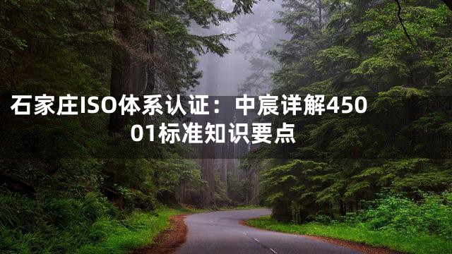 石家庄ISO体系认证：中宸详解45001标准知识要点