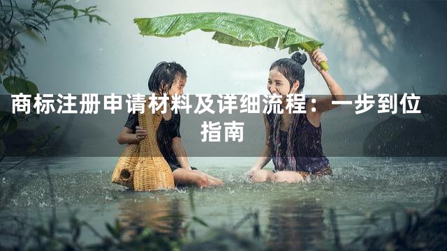 商标注册申请材料及详细流程：一步到位指南