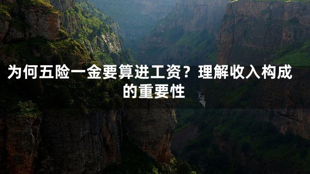 为何五险一金要算进工资？理解收入构成的重要性