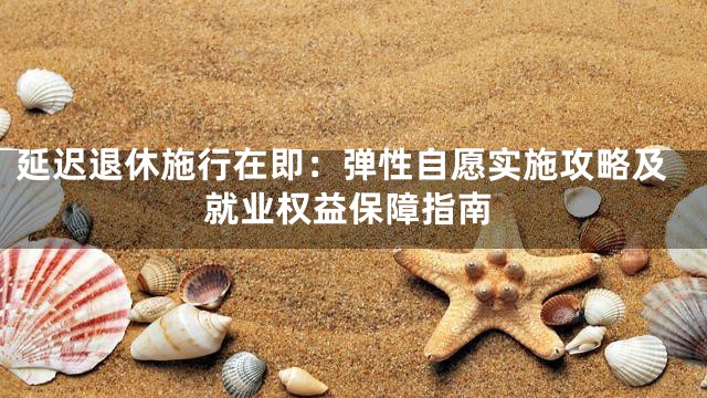 延迟退休施行在即：弹性自愿实施攻略及就业权益保障指南