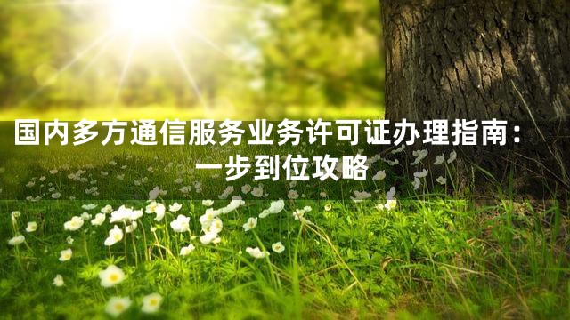 国内多方通信服务业务许可证办理指南：一步到位攻略