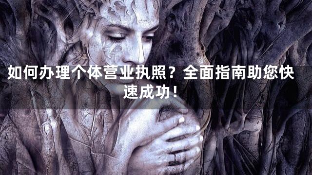 如何办理个体营业执照？全面指南助您快速成功！
