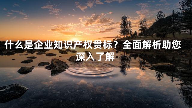 什么是企业知识产权贯标？全面解析助您深入了解