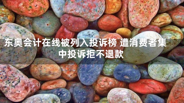 东奥会计在线被列入投诉榜 遭消费者集中投诉拒不退款
