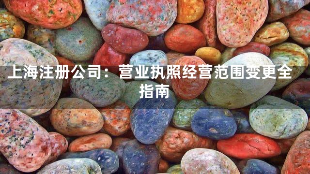 上海注册公司：营业执照经营范围变更全指南