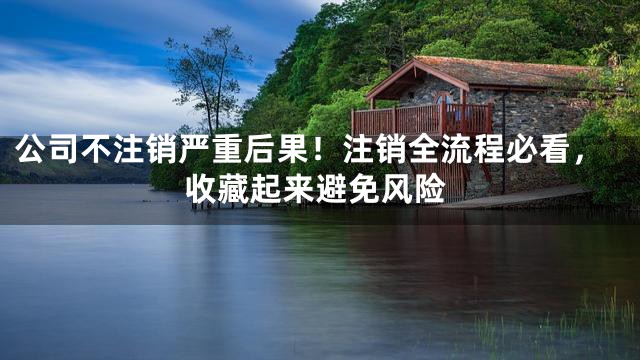 公司不注销严重后果！注销全流程必看，收藏起来避免风险