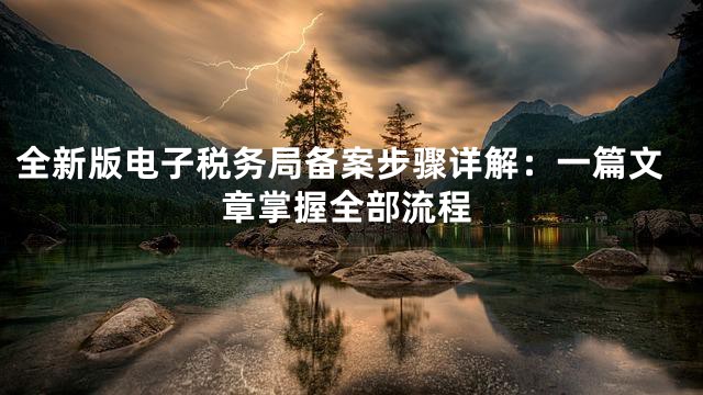 全新版电子税务局备案步骤详解：一篇文章掌握全部流程