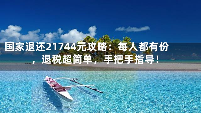 国家退还21744元攻略：每人都有份，退税超简单，手把手指导！