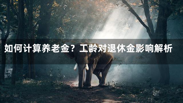 如何计算养老金？工龄对退休金影响解析