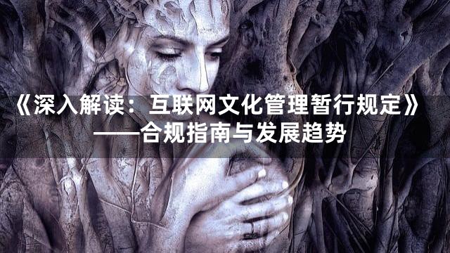 《深入解读：互联网文化管理暂行规定》——合规指南与发展趋势