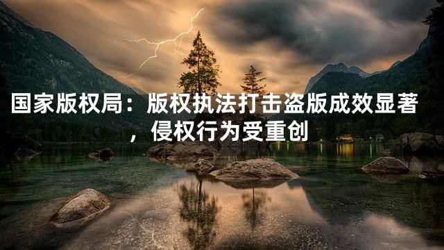 国家版权局：版权执法打击盗版成效显著，侵权行为受重创