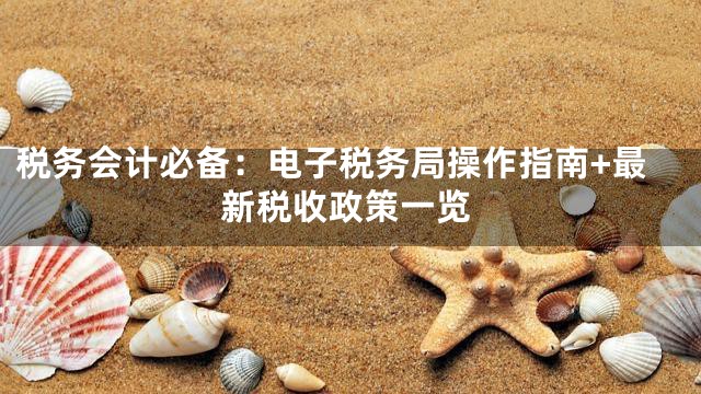 税务会计必备：电子税务局操作指南+最新税收政策一览