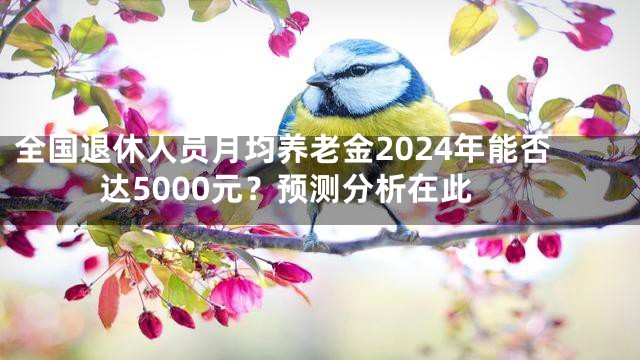 全国退休人员月均养老金2024年能否达5000元？预测分析在此