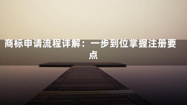 商标申请流程详解：一步到位掌握注册要点
