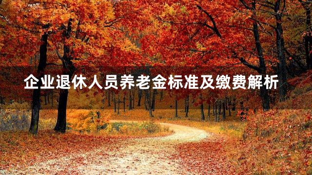 企业退休人员养老金标准及缴费解析
