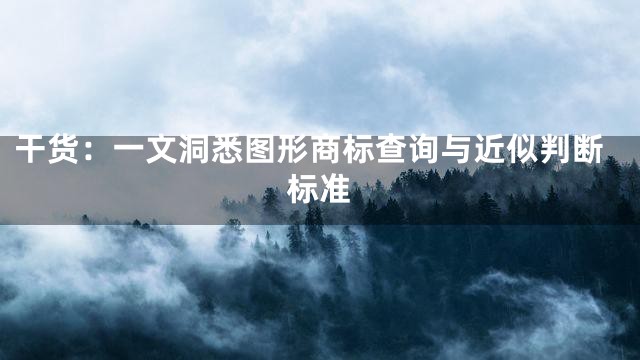 干货：一文洞悉图形商标查询与近似判断标准