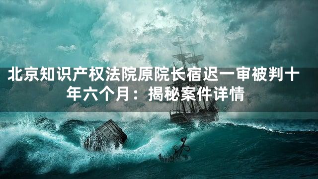 北京知识产权法院原院长宿迟一审被判十年六个月：揭秘案件详情