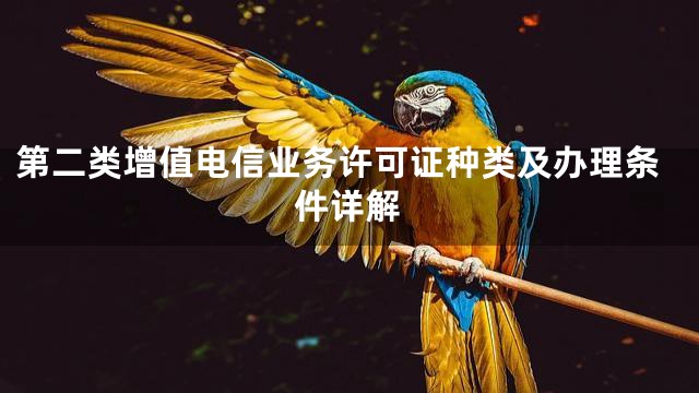 第二类增值电信业务许可证种类及办理条件详解
