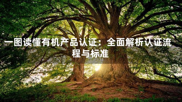 一图读懂有机产品认证：全面解析认证流程与标准