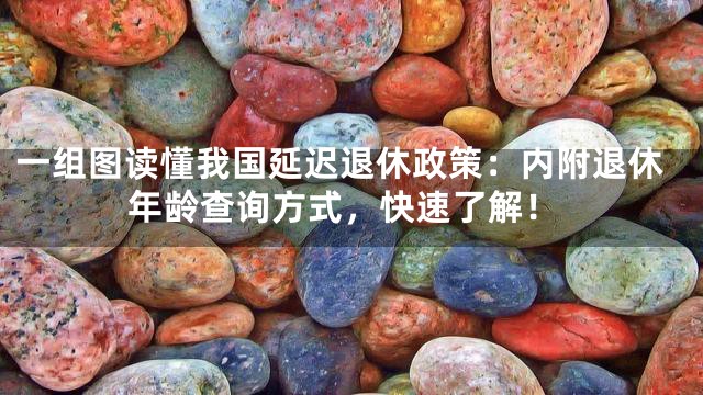 一组图读懂我国延迟退休政策：内附退休年龄查询方式，快速了解！