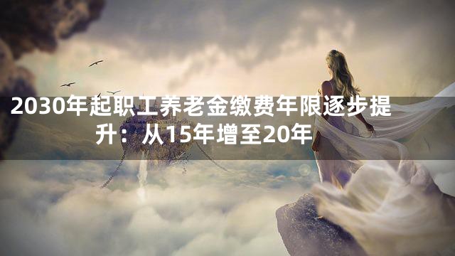 2030年起职工养老金缴费年限逐步提升：从15年增至20年