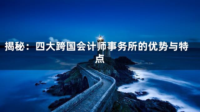 揭秘：四大跨国会计师事务所的优势与特点