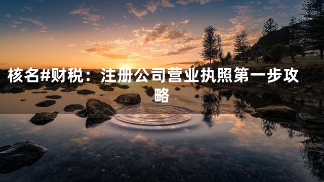 核名#财税：注册公司营业执照第一步攻略