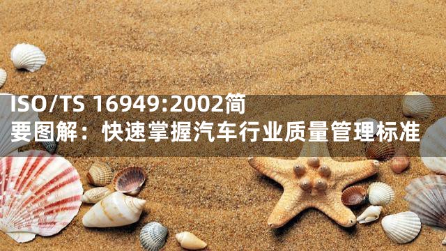 ISO/TS 16949:2002简要图解：快速掌握汽车行业质量管理标准