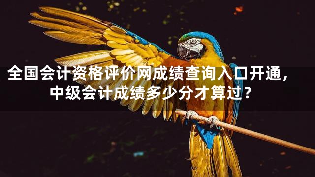 全国会计资格评价网成绩查询入口开通，中级会计成绩多少分才算过？