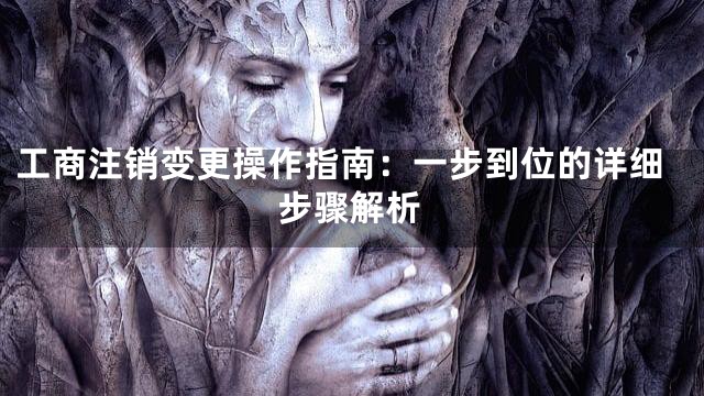 工商注销变更操作指南：一步到位的详细步骤解析