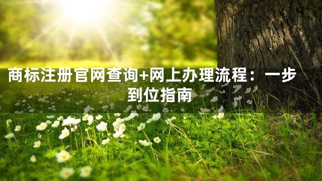 商标注册官网查询+网上办理流程：一步到位指南
