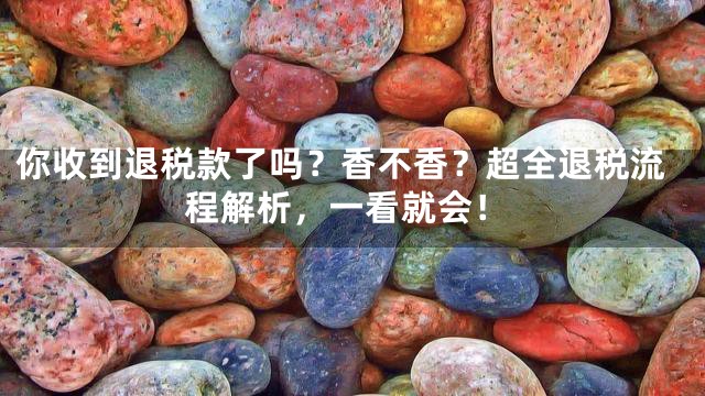 你收到退税款了吗？香不香？超全退税流程解析，一看就会！