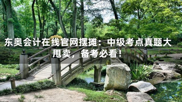 东奥会计在线官网摆摊：中级考点真题大甩卖，备考必看！