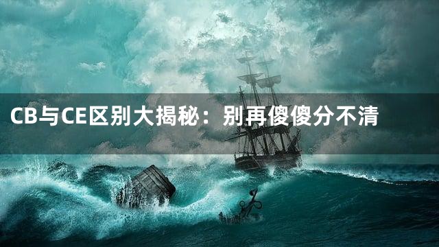 CB与CE区别大揭秘：别再傻傻分不清