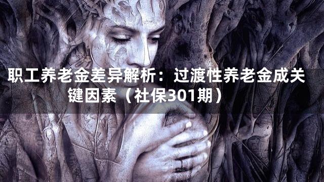 职工养老金差异解析：过渡性养老金成关键因素（社保301期）
