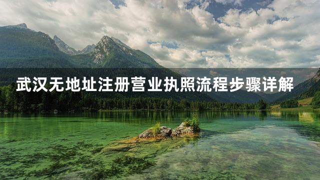 武汉无地址注册营业执照流程步骤详解