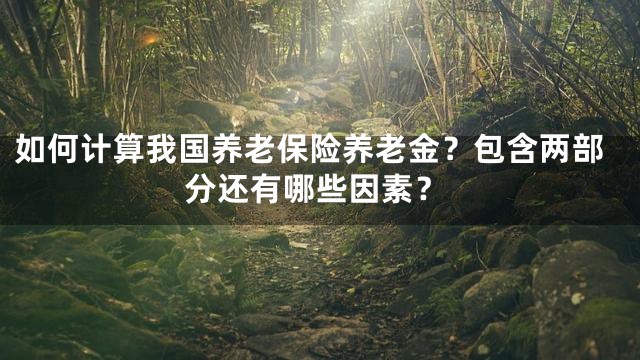 如何计算我国养老保险养老金？包含两部分还有哪些因素？