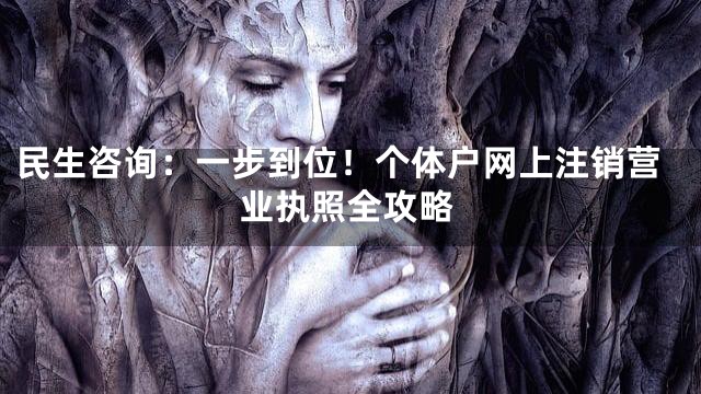 民生咨询：一步到位！个体户网上注销营业执照全攻略
