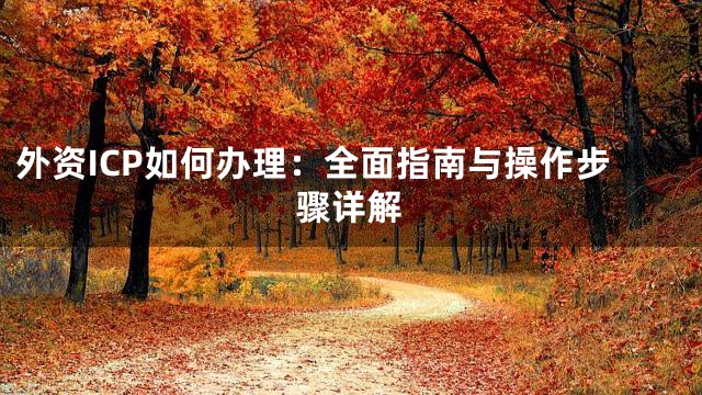 外资ICP如何办理：全面指南与操作步骤详解