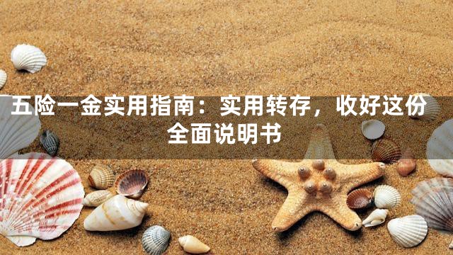 五险一金实用指南：实用转存，收好这份全面说明书