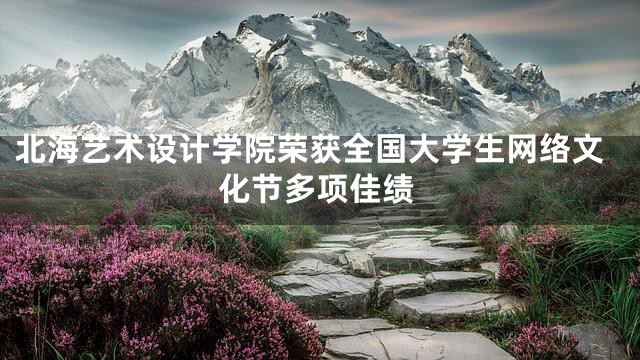 北海艺术设计学院荣获全国大学生网络文化节多项佳绩