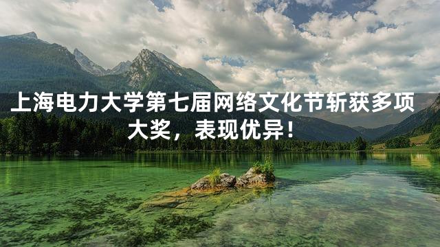 上海电力大学第七届网络文化节斩获多项大奖，表现优异！