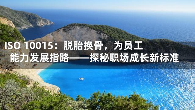 ISO 10015：脱胎换骨，为员工能力发展指路——探秘职场成长新标准