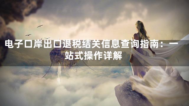 电子口岸出口退税结关信息查询指南：一站式操作详解