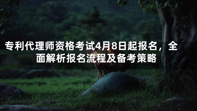 专利代理师资格考试4月8日起报名，全面解析报名流程及备考策略