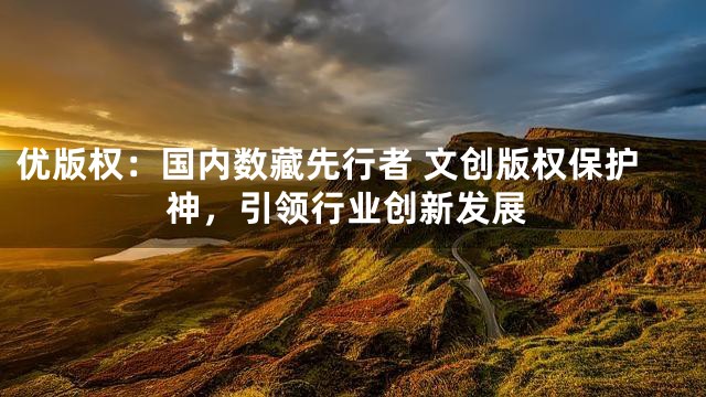 优版权：国内数藏先行者 文创版权保护神，引领行业创新发展