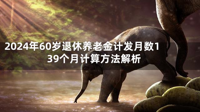 2024年60岁退休养老金计发月数139个月计算方法解析